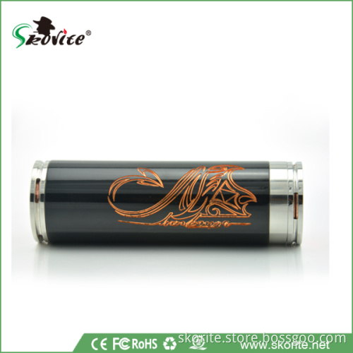 Stingray Mod 26650 Black Copper Stingray Mod with Silver Plated Copper Pin